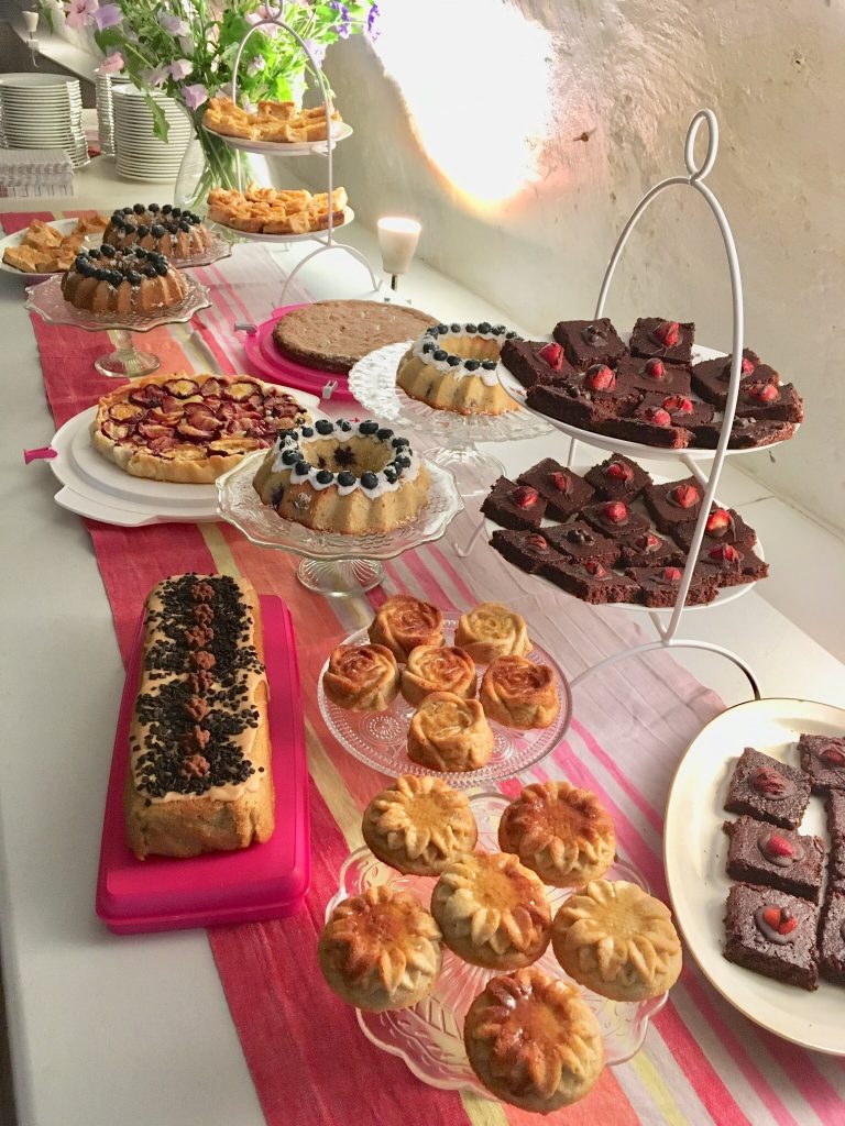 taartenbuffet voor 60 personen