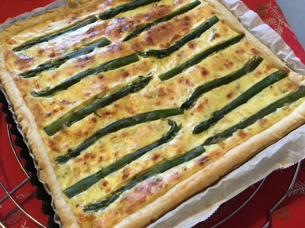 asperge | ricotta quiche