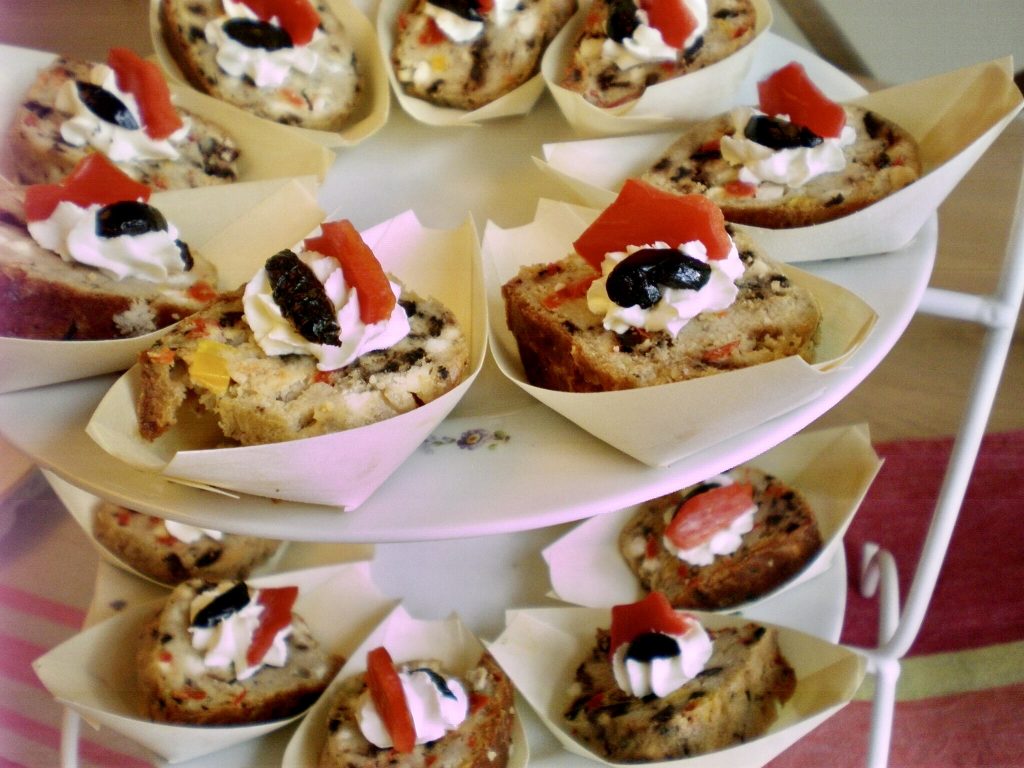  paprika | feta | olijf cake