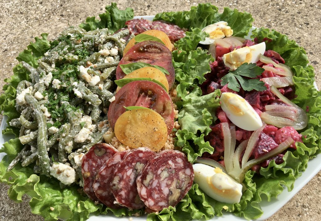 bieten-sperziebonen-taboulé salades