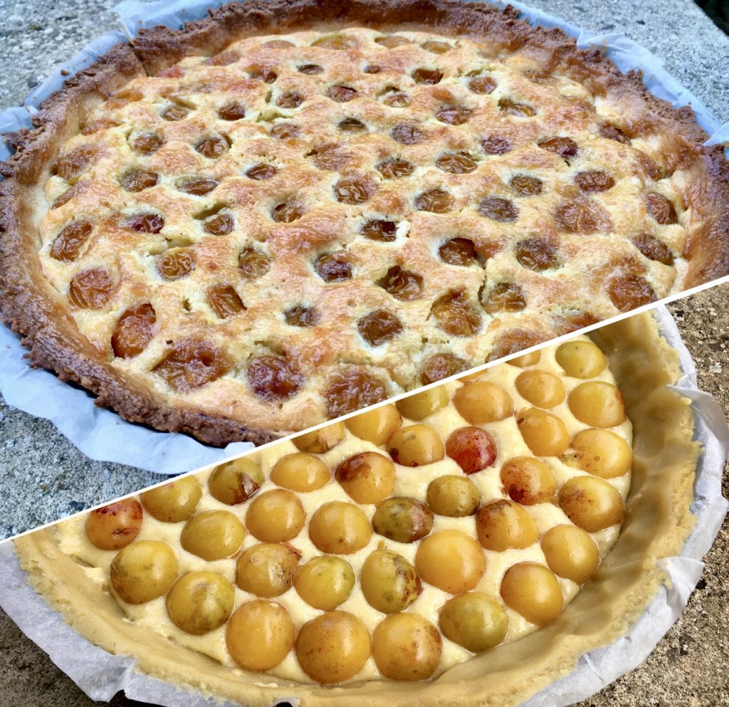 tarte frangipane aux mirabelles