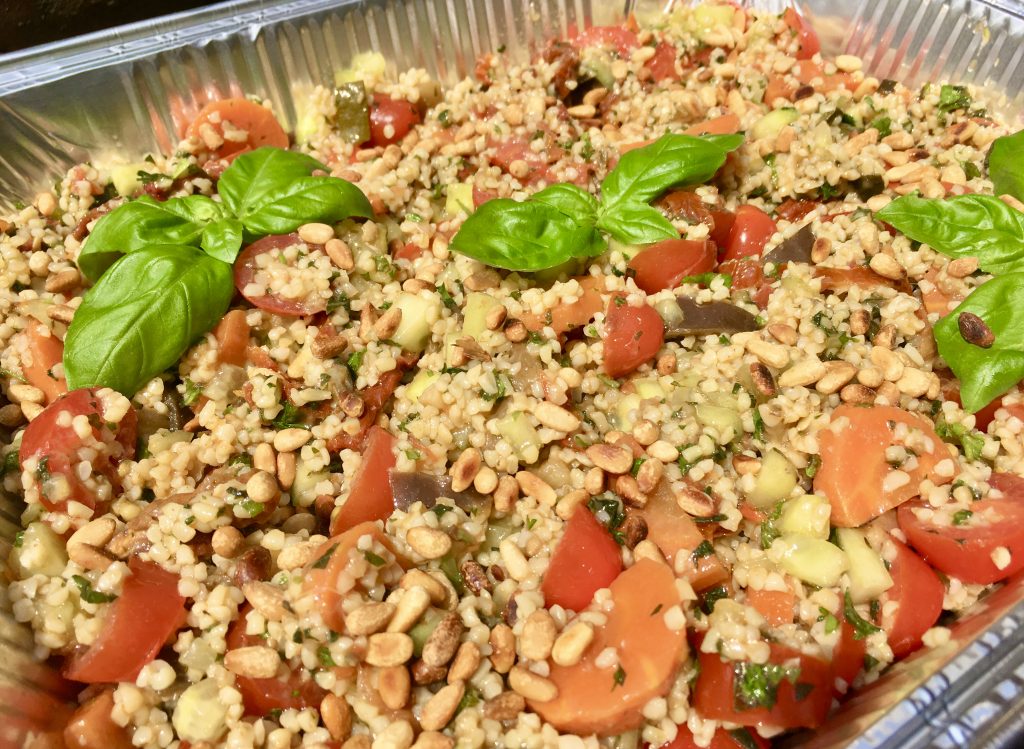 tabouleh met gegrilde groenten