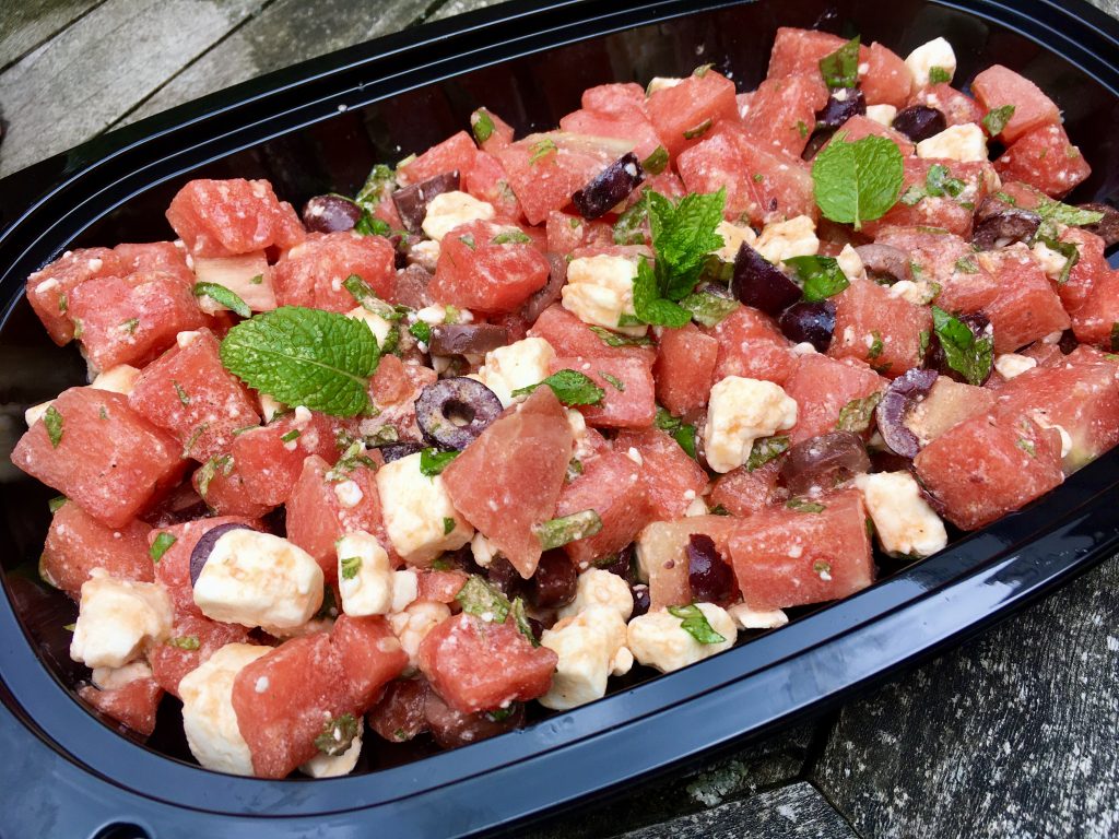 meloen | feta | olijf salade
