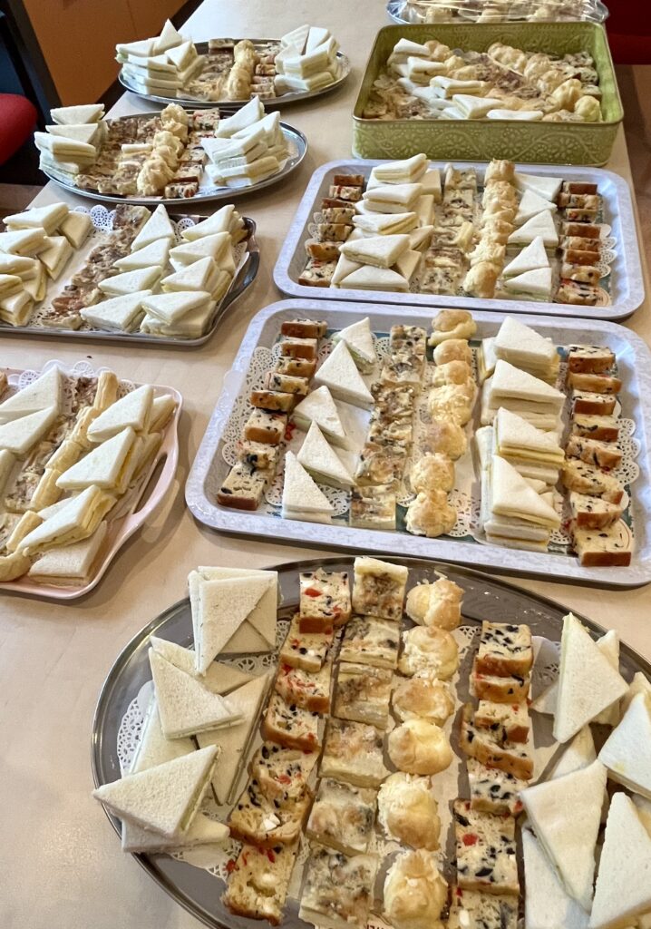 borrelhapjes bij jubileum voor 60p